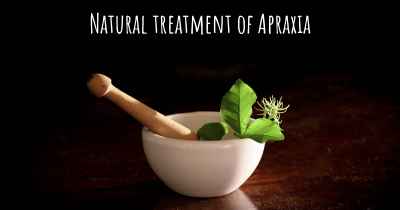 Natural treatment of Apraxia