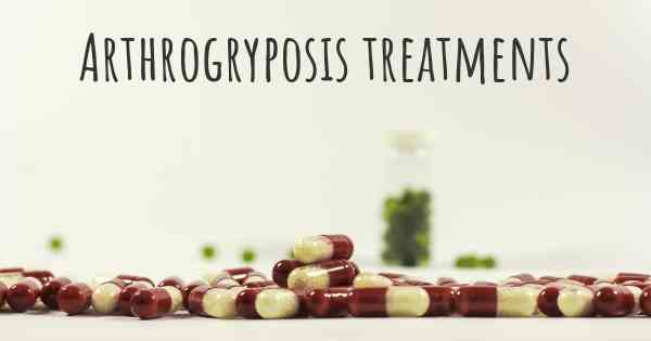 Arthrogryposis treatments