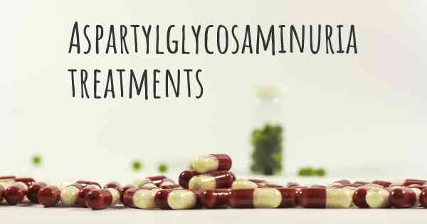 Aspartylglycosaminuria treatments