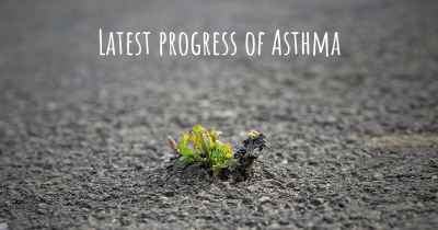 Latest progress of Asthma