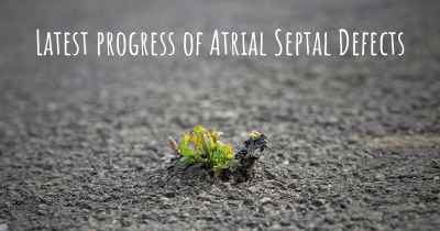 Latest progress of Atrial Septal Defects