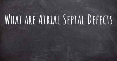 What are Atrial Septal Defects