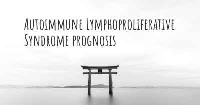 Autoimmune Lymphoproliferative Syndrome prognosis