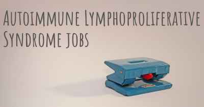 Autoimmune Lymphoproliferative Syndrome jobs
