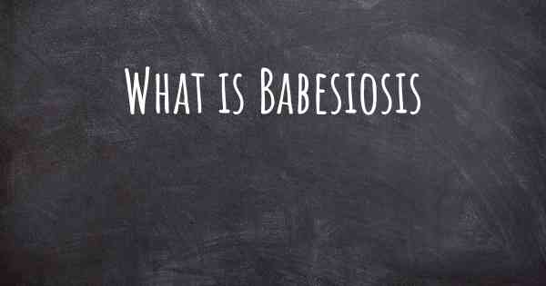 What is Babesiosis