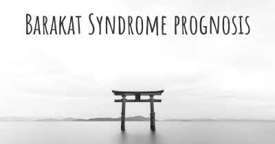 Barakat Syndrome prognosis