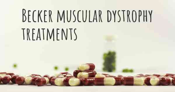 Becker muscular dystrophy treatments