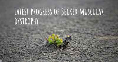 Latest progress of Becker muscular dystrophy