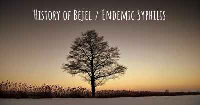 History of Bejel / Endemic Syphilis