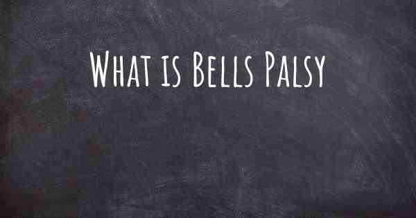 What is Bells Palsy
