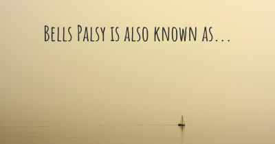 Bells Palsy is also known as...