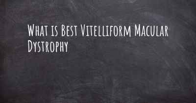 What is Best Vitelliform Macular Dystrophy