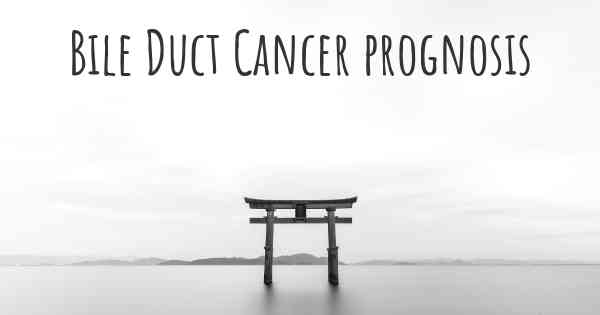 Bile Duct Cancer prognosis