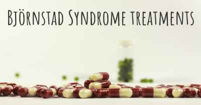 Björnstad Syndrome treatments