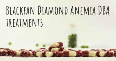 Blackfan Diamond Anemia DBA treatments