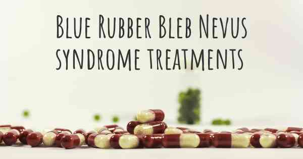 Blue Rubber Bleb Nevus syndrome treatments