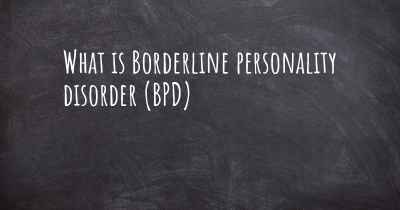 What is Borderline personality disorder (BPD)