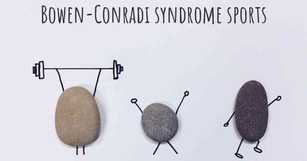Bowen-Conradi syndrome sports