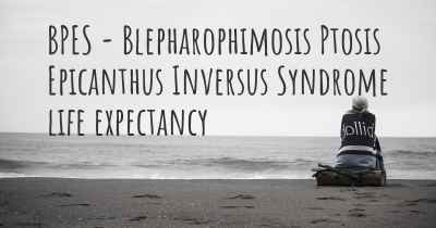 BPES - Blepharophimosis Ptosis Epicanthus Inversus Syndrome life expectancy