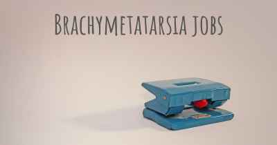 Brachymetatarsia jobs