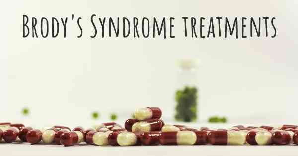 Brody's Syndrome treatments