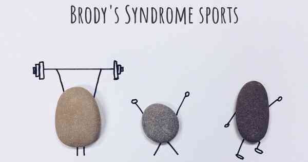 Brody's Syndrome sports