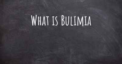 What is Bulimia