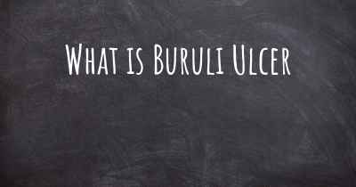 What is Buruli Ulcer