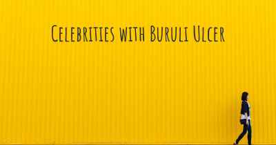Celebrities with Buruli Ulcer