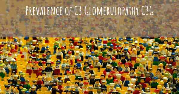 Prevalence of C3 Glomerulopathy C3G