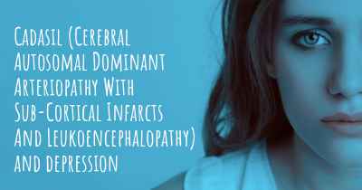 Cadasil (Cerebral Autosomal Dominant Arteriopathy With Sub-Cortical Infarcts And Leukoencephalopathy) and depression