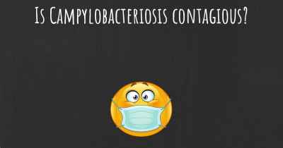 Is Campylobacteriosis contagious?