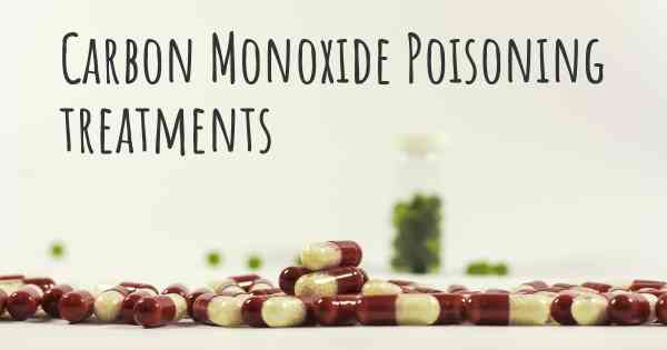Carbon Monoxide Poisoning treatments