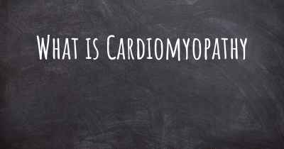 What is Cardiomyopathy