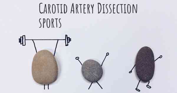 Carotid Artery Dissection sports