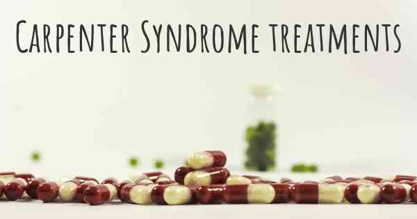 Carpenter Syndrome treatments