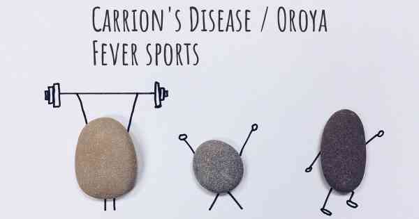 Carrion's Disease / Oroya Fever sports