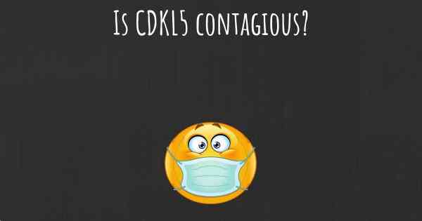Is CDKL5 contagious?