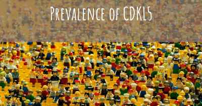 Prevalence of CDKL5