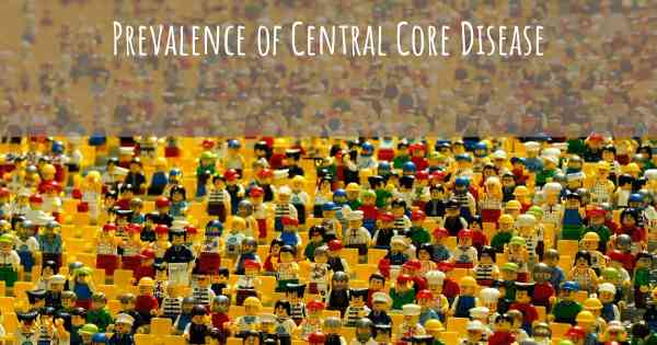 Prevalence of Central Core Disease