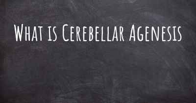 What is Cerebellar Agenesis