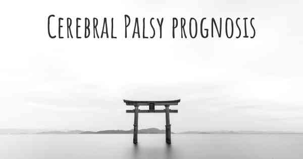 Cerebral Palsy prognosis
