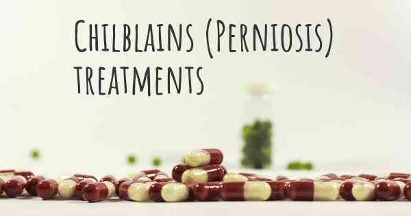 Chilblains (Perniosis) treatments