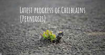 Latest progress of Chilblains (Perniosis)