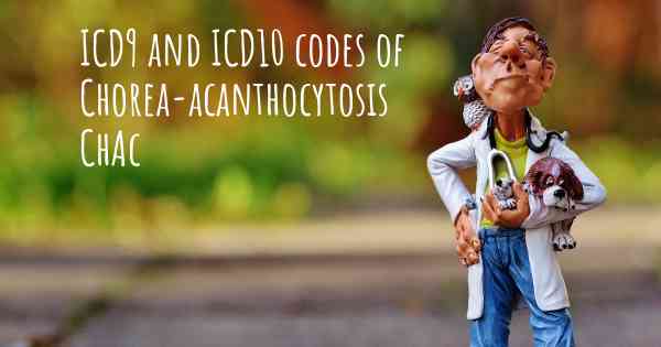 ICD9 and ICD10 codes of Chorea-acanthocytosis ChAc