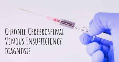 Chronic Cerebrospinal Venous Insufficiency diagnosis