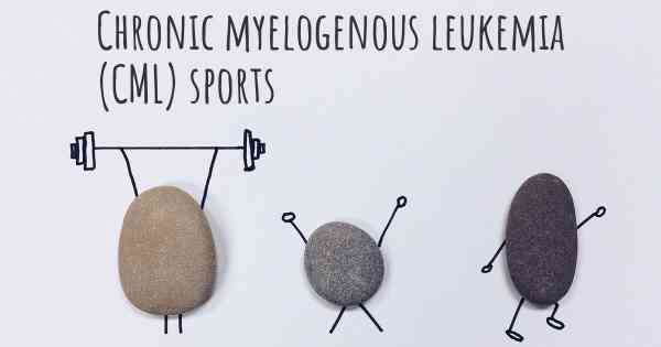 Chronic myelogenous leukemia (CML) sports