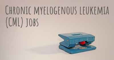 Chronic myelogenous leukemia (CML) jobs