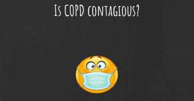 Is COPD contagious?