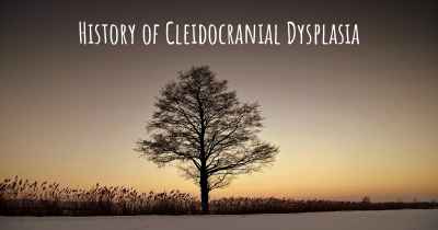 History of Cleidocranial Dysplasia